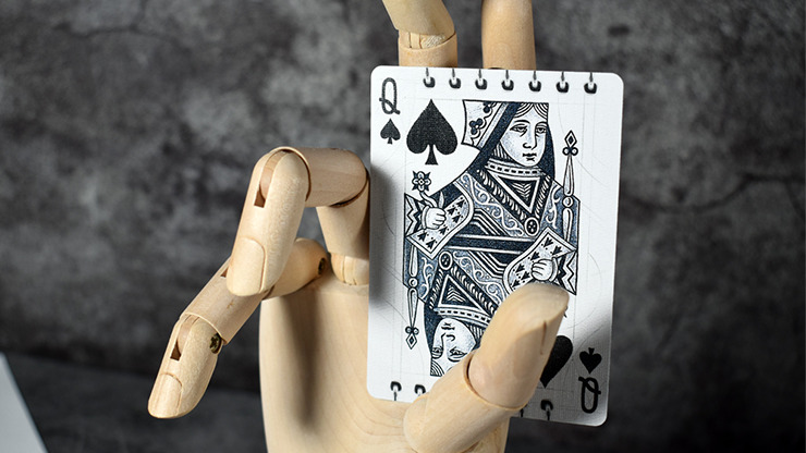 Gilded Bicycle Sketch Playing Cards - Image 2