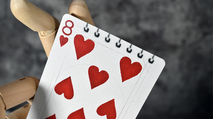 Gilded Bicycle Sketch Playing Cards - Image 4