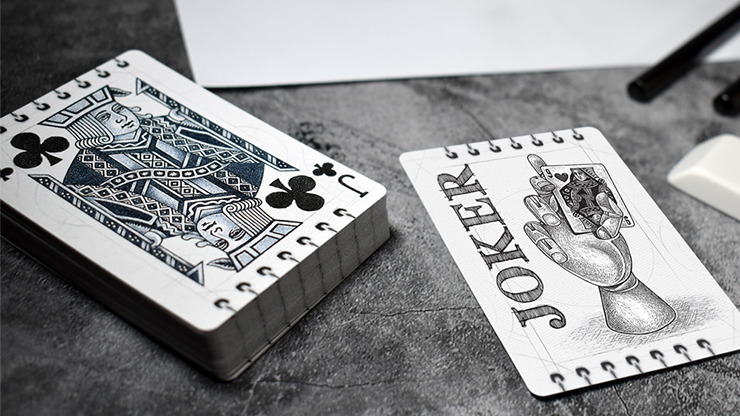 Gilded Bicycle Sketch Playing Cards - Image 5