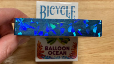 Gilded Bicycle Balloon, Ocean Playing Cards