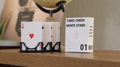 Three Cards Monte Stand RED, Gimmicks and Online Instruction by Jeki Yoo - Image 3