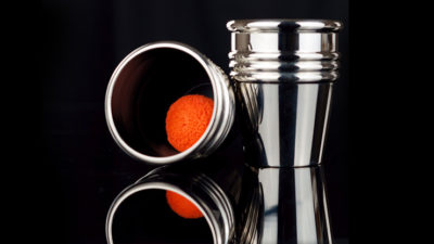 Tommy Wonder Cups & Balls Set, Stainless Steel