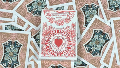 Gilded Four Continents, Red Playing Cards - Image 5