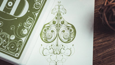 Smoke & Mirrors V8, Green, Deluxe Edition Playing Cards by Dan & Dave - Image 5