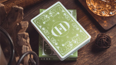 Smoke & Mirrors V8, Green, Deluxe Edition Playing Cards by Dan & Dave - Image 6