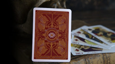 Shakespeare, Burgundy Playing Cards - Image 2
