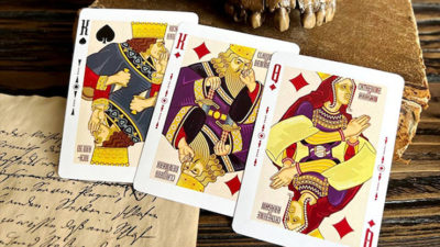 Shakespeare, Burgundy Playing Cards - Image 3