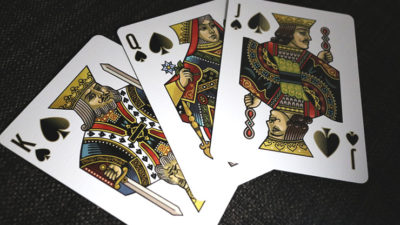 Oath Standard, Navy Blue Playing Cards by Lotrek - Image 4