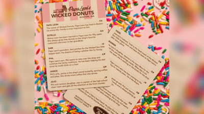 Papa Leon's Wicked Donuts, Strawberry Playing Cards by Wounded Corner and Cam Toner - Image 5