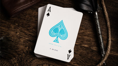 Jerry's Nugget, Icey Blue Marked Monotone Playing Cards - Image 2