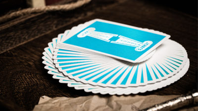 Jerry's Nugget, Icey Blue Marked Monotone Playing Cards - Image 4