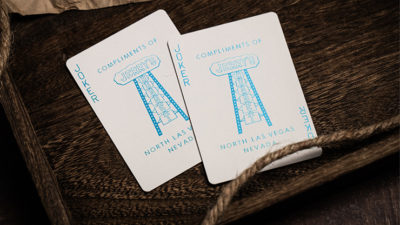 Jerry's Nugget, Icey Blue Marked Monotone Playing Cards - Image 5
