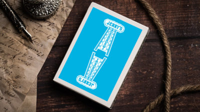 Jerry's Nugget, Icey Blue Marked Monotone Playing Cards