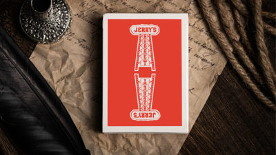 Jerry's Nugget, Atomic Red Marked Monotone Playing Cards