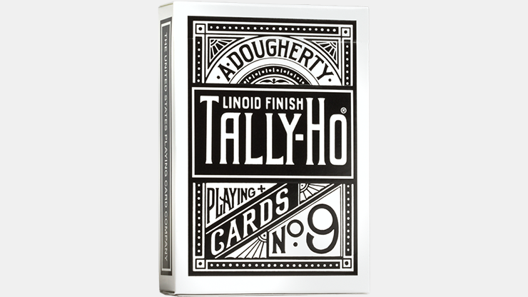 Signature Edition Tally Ho, Black Playing Cards