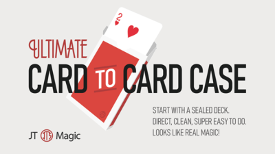 Ultimate Card to Card Case RED, Gimmicks and Online Instructions by JT - Image 4
