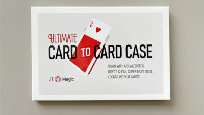 Ultimate Card to Card Case RED, Gimmicks and Online Instructions by JT