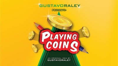 PLAYING COINS, Gimmicks and Online Instructions by Gustavo Raley