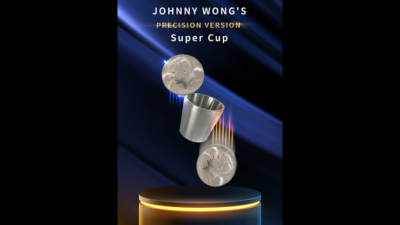 Super Cup PERCISION, Half Dollar by Johnny Wong - (1 DVD and 1 cup) Trick