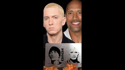 Celebrity Scorch, The ROCK & EMNEM by Mathew Knight and Stephen Macrow