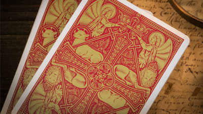 The Cross, Maroon Martyrs Playing Cards by Peter Voth x Riffle Shuffle - Image 2
