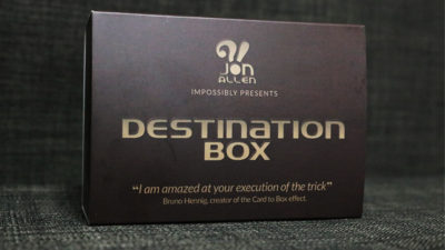 DESTINATION BOX, Gimmicks & Online Instructions by Jon Allen