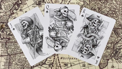 Gilded Neptunes Graveyard, Siren Playing Cards - Image 4