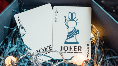 Surprise Deck V5, Blue Playing cards by Bacon Card Magic Company - Image 4
