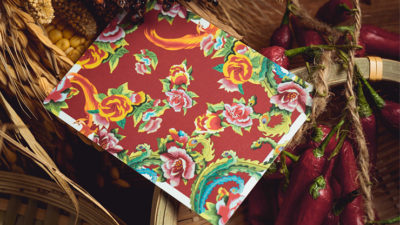 Phoenix and Peony, Red Playing Cards by Bacon Card Magic Company - Image 4