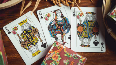 Phoenix and Peony, Red Playing Cards by Bacon Card Magic Company - Image 5