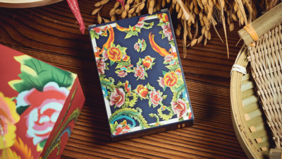 Phoenix and Peony, Blue Playing Cards by Bacon Card Magic Company - Image 2