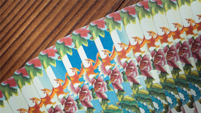 Phoenix and Peony, Blue Playing Cards by Bacon Card Magic Company - Image 5