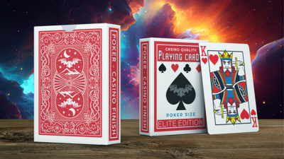 Elite Night Flight, Red Marked Playing Cards by Steve Dela