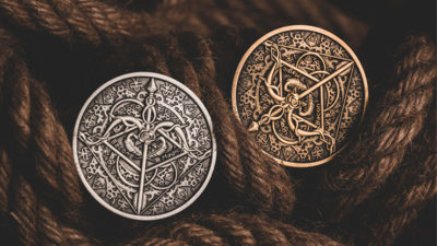 BOW AND ARROW COIN GOLD, Gimmick and Online Instructions by Bacon Magic - Image 4