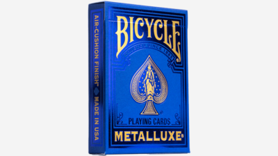 Bicycle Metalluxe Blue Playing Cards by US Card Magic Co.