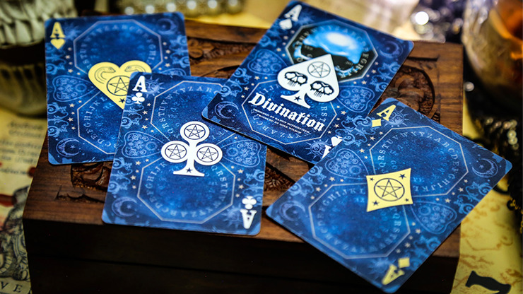 Divination, Blue Playing Cards by Midnight Cards - Image 2