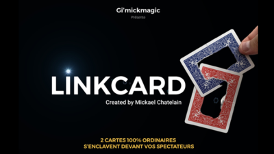 LinkCard BLUE, Gimmicks and Online Insruction by Mickal Chatelain