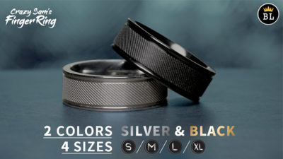 Hanson Chien Presents Crazy Sam's Finger Ring SILVER / EXTRA LARGE, Gimmick and Online Instructions by Sam Huang - Image 6