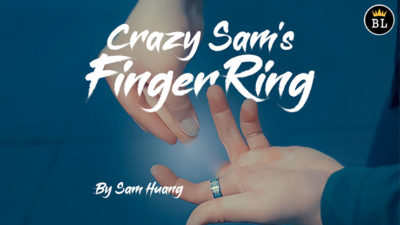 Hanson Chien Presents Crazy Sam's Finger Ring SILVER / MEDIUM, Gimmick and Online Instructions by Sam Huang