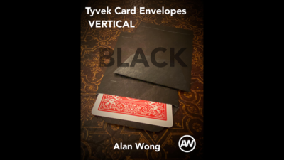Tyvek VERTICAL Envelopes BLACK, 10 pk. by Alan Wong