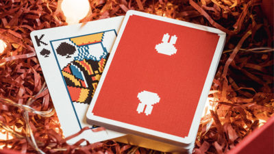 Surprise Deck V5, Red Playing cards by Bacon Card Magic Company - Image 3