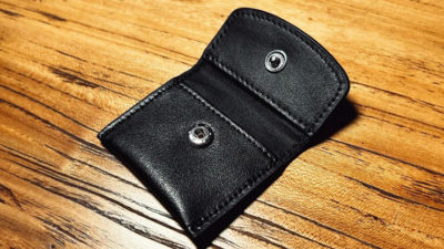 The Cowhide Coin Wallet, Black by Bacon Magic - Image 3