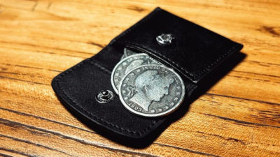 The Cowhide Coin Wallet, Black by Bacon Magic - Image 4