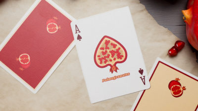 Palmegranate, Red and Yellow Set Playing Cards by OPC - Image 4