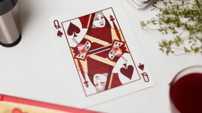 Palmegranate, Red and Yellow Set Playing Cards by OPC - Image 5