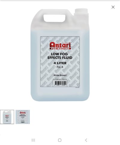 ANTARI FLL-4 LOW FOG EFFECTS FLUID (1 GALLON, BLUE FORMULA)