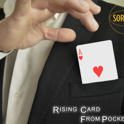 Rising Card from Pocket, wireless remote by Sorcier Magic
