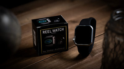 REEL WATCH - Stainless with black band smart watch, KEVLAR by Uday Jadugar