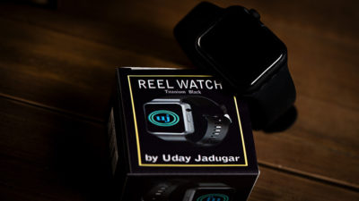REEL WATCH Titanium Black with black band smart watch, KEVLAR by Uday Jadugar