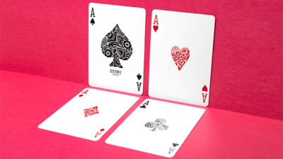 Butterfly Worker Marked Playing Cards, Pink by Ondrej Psenicka - Image 2